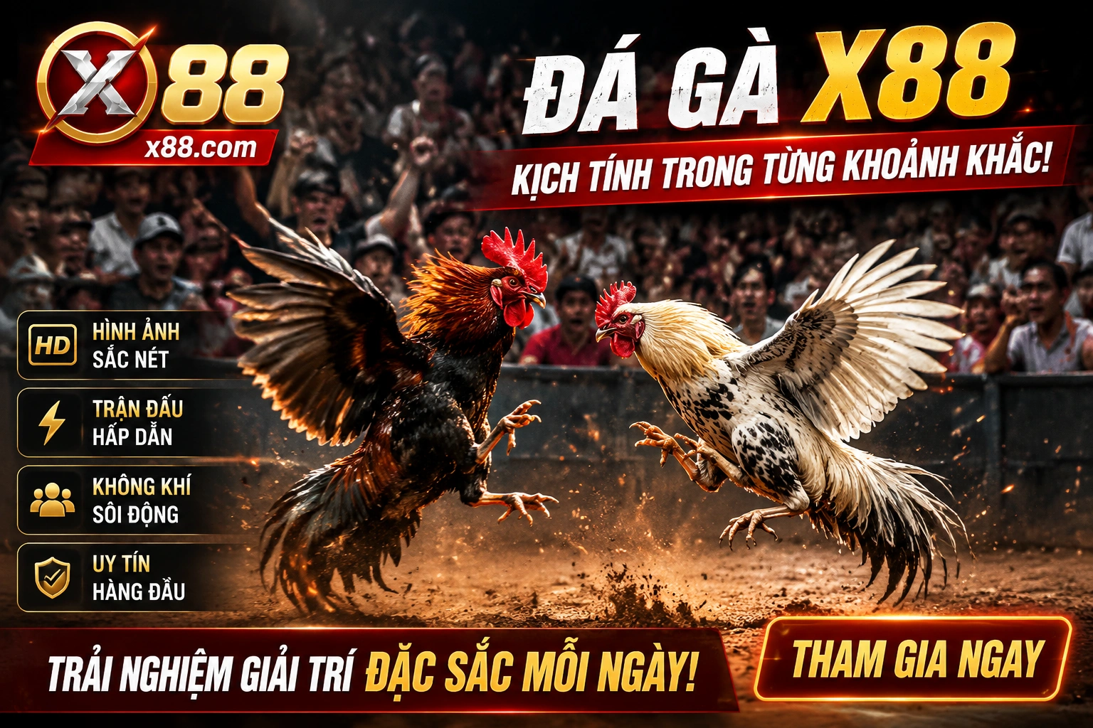 Ảnh trang chủ X88 trên giao diện mobile