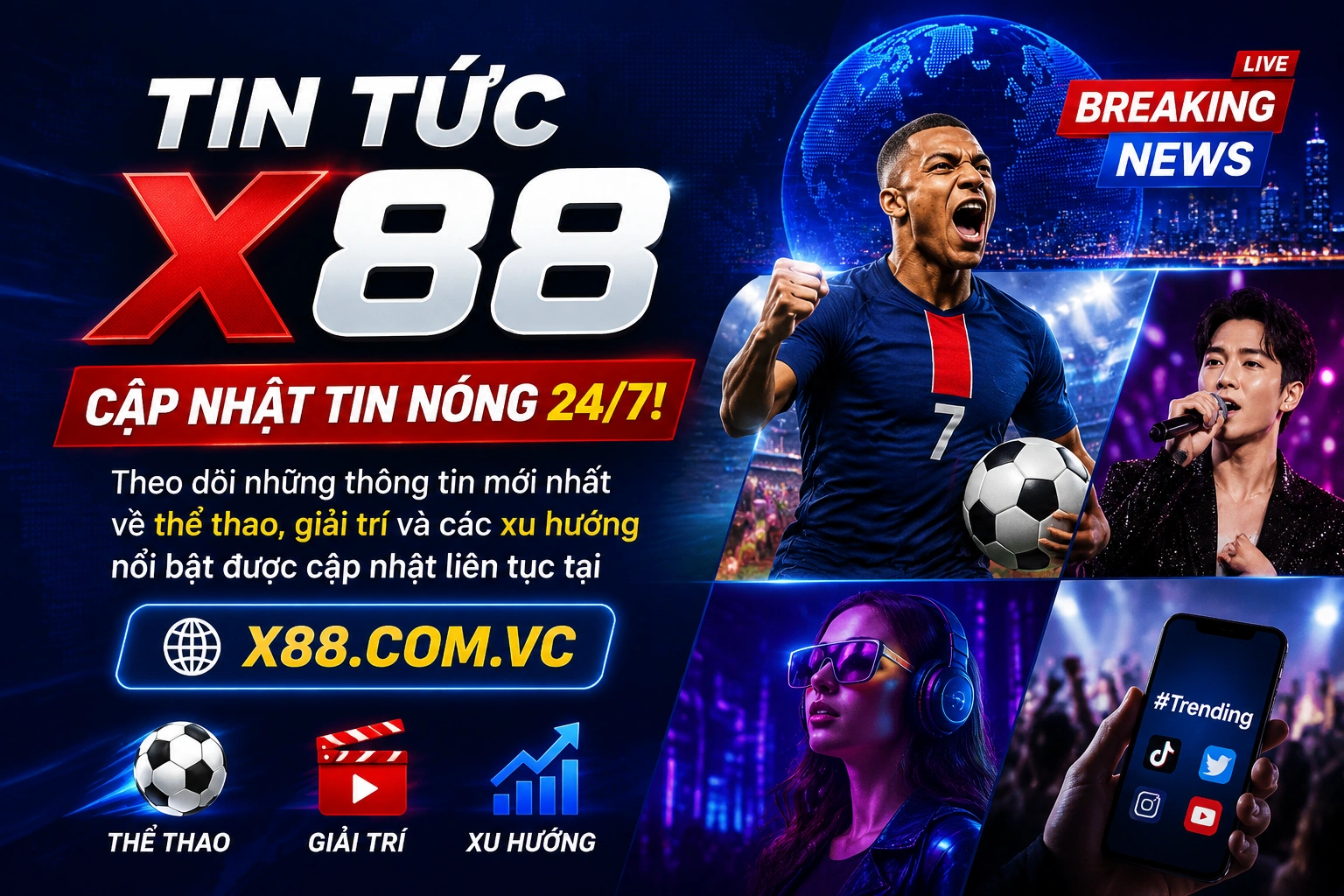 Featured game area X88 Khu game nổi bật trên X88