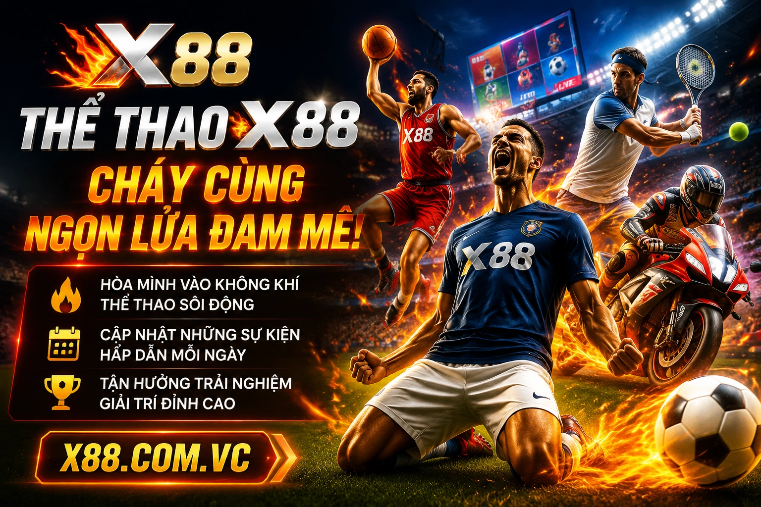 X88 game showcase Một khu vực game khác trên X88