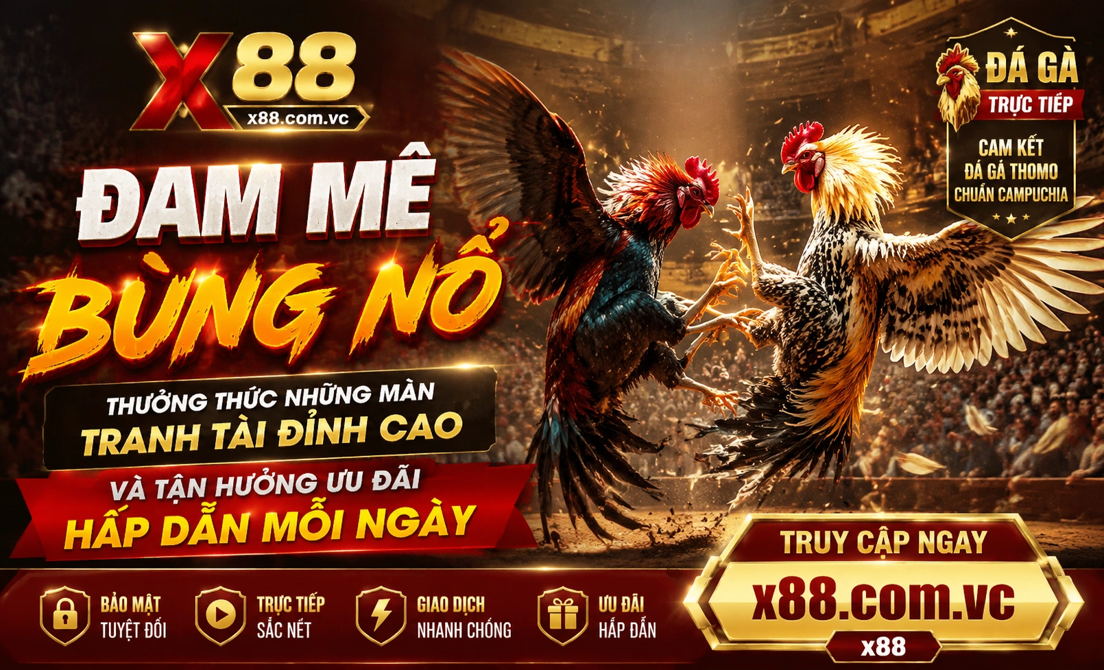 Thẻ trận đá gà X88 2