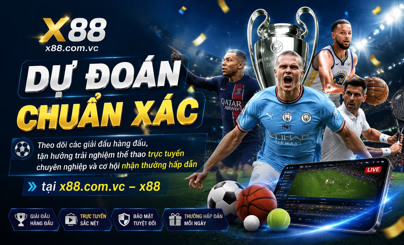 Giao diện mobile thể thao x88 với card trận và nút bet now